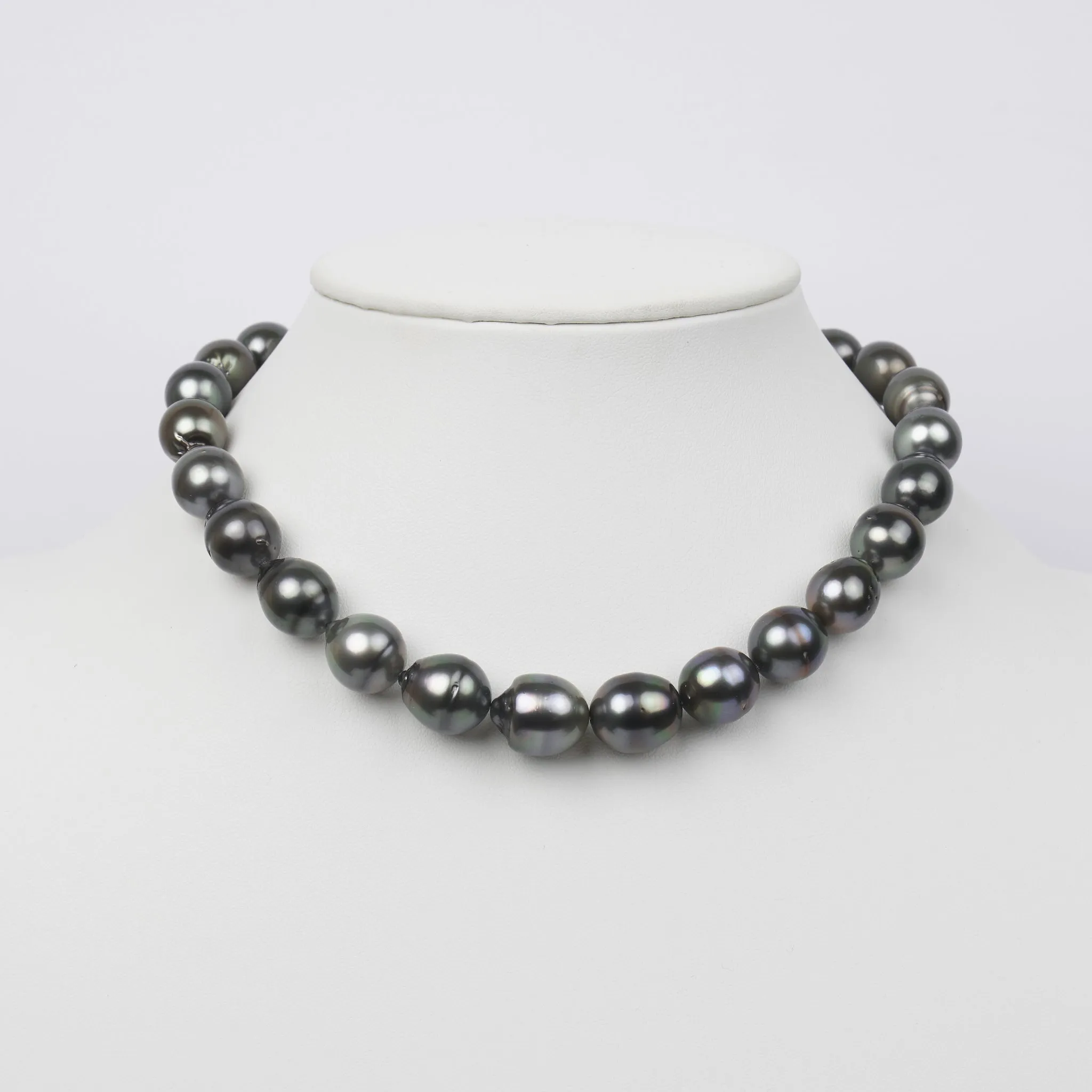 12.0-14.1 mm AA /AAA Tahitian Drop Pearl Necklace