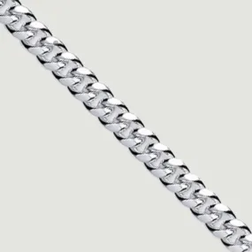 4.9mm Silver Cuban Bracelet