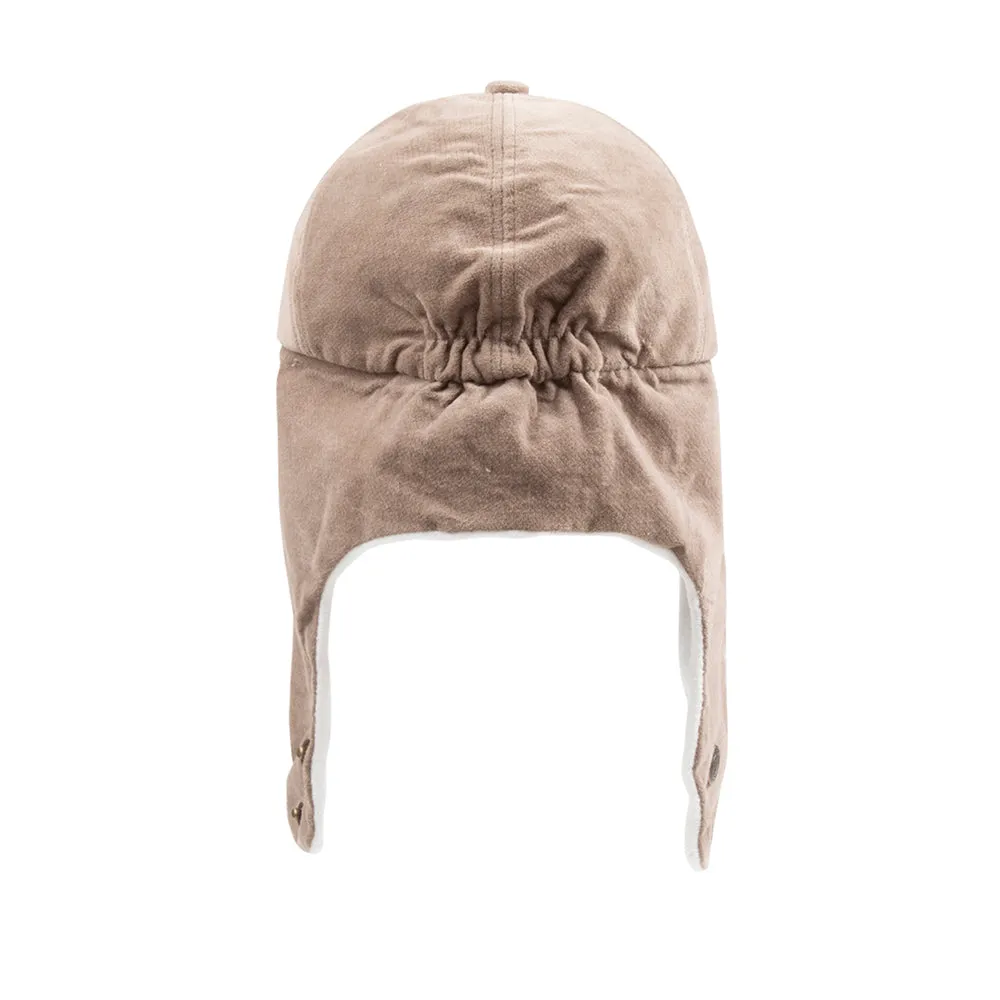 BS INT EARFLAP HAT GRAY