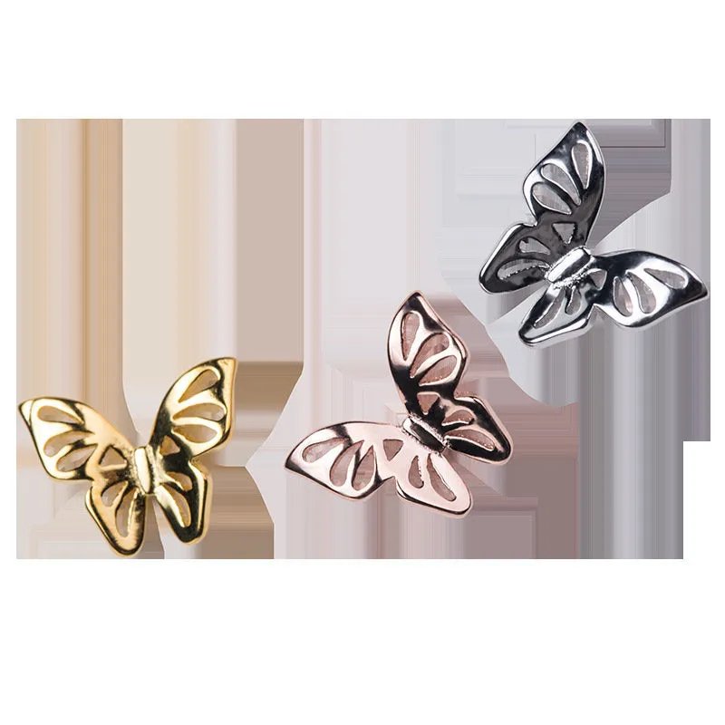 Butterfly earrings, Small Butterfly Stud earrings, Tiny Stud Earrings, Dainty earrings, Minimalist Earrings, Wings Earring for Women