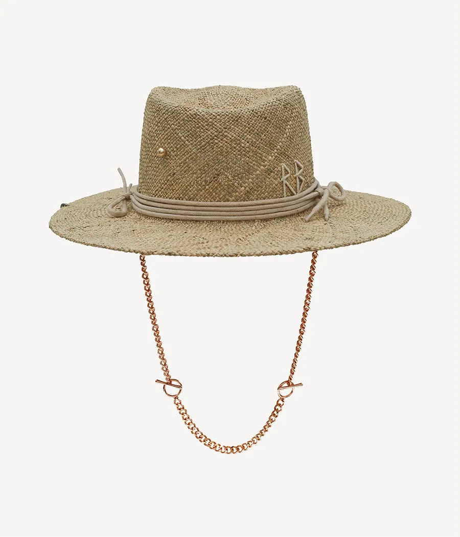 Chain Strap Gambler Hat