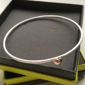 Devotion Gold Heart Bangle