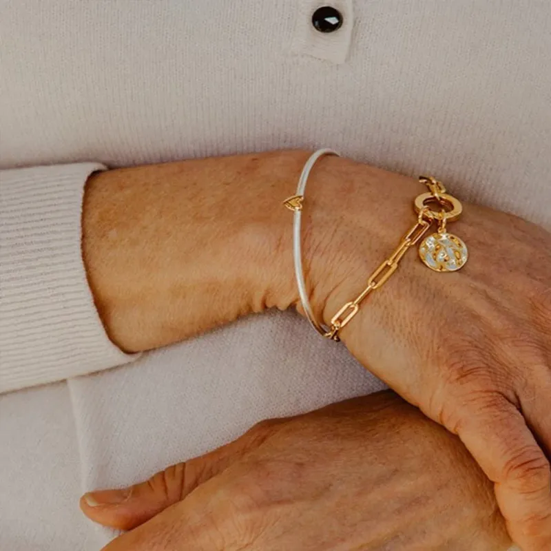 Devotion Gold Heart Bangle