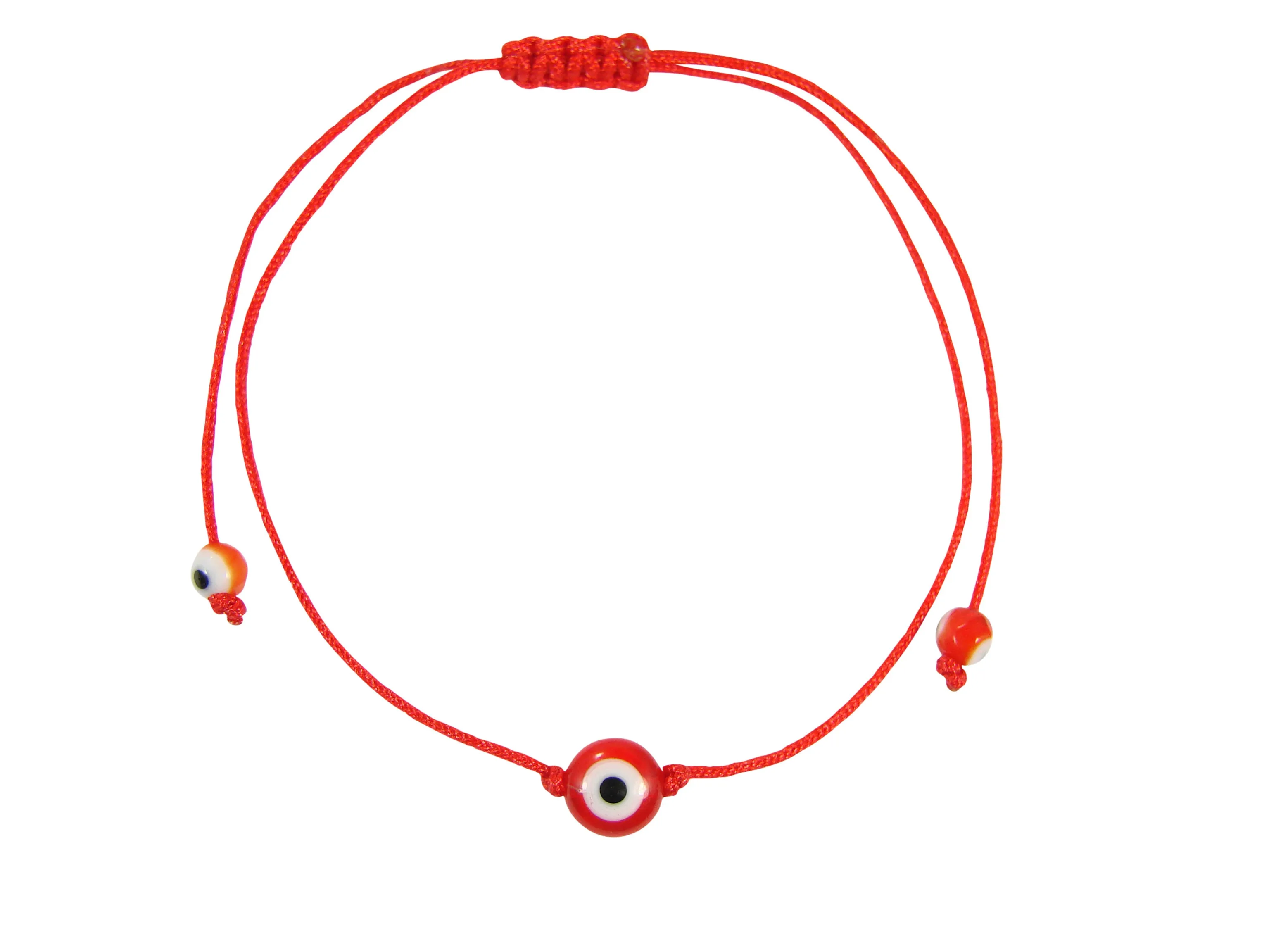Evil Eye Bracelet Red String Cord Glass Bead