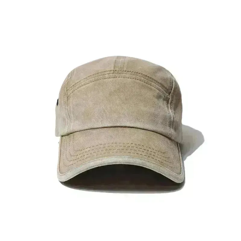 Men's And Women's Old Five-piece Baseball Caps Washed Retro