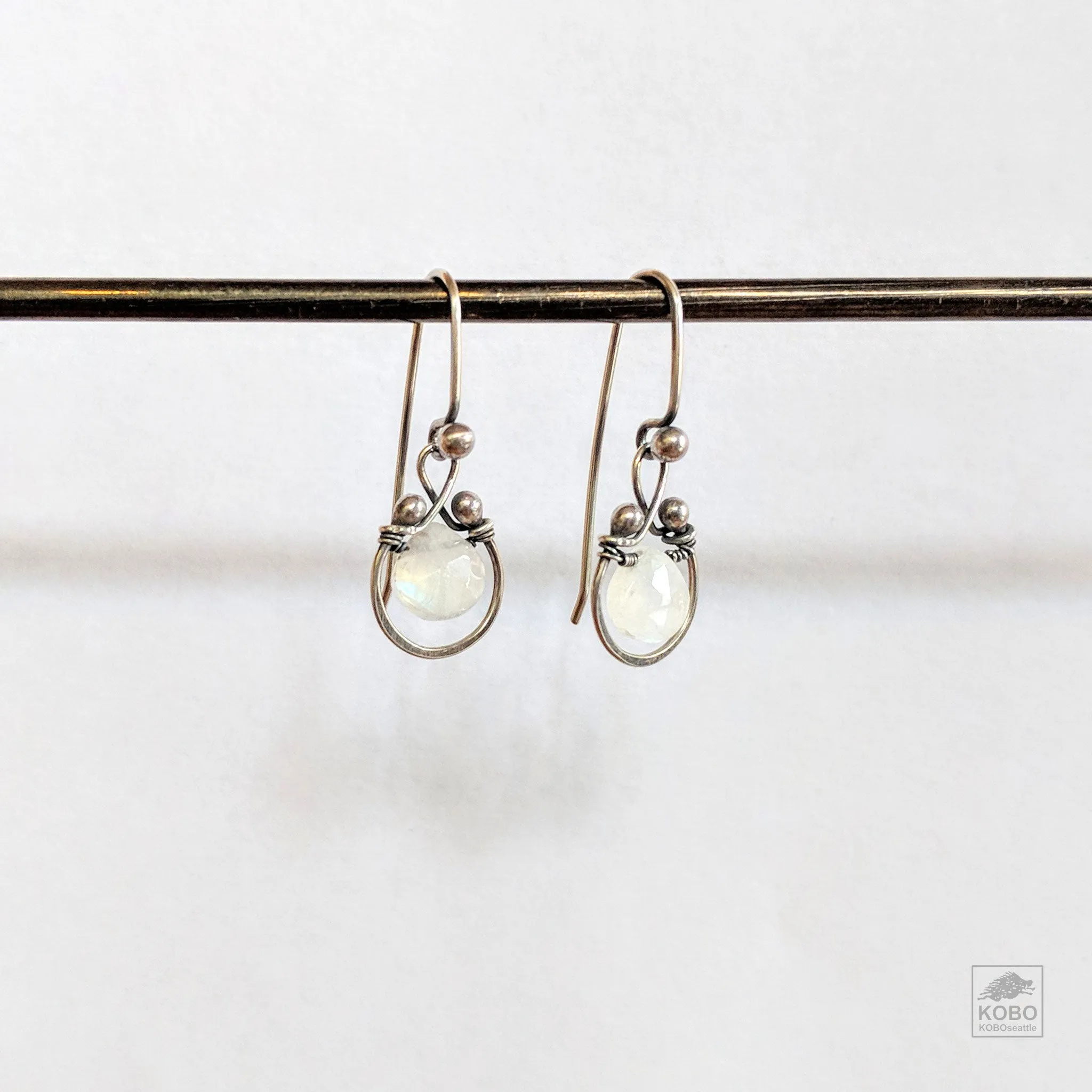 Moonstone Earrings by Zuzko