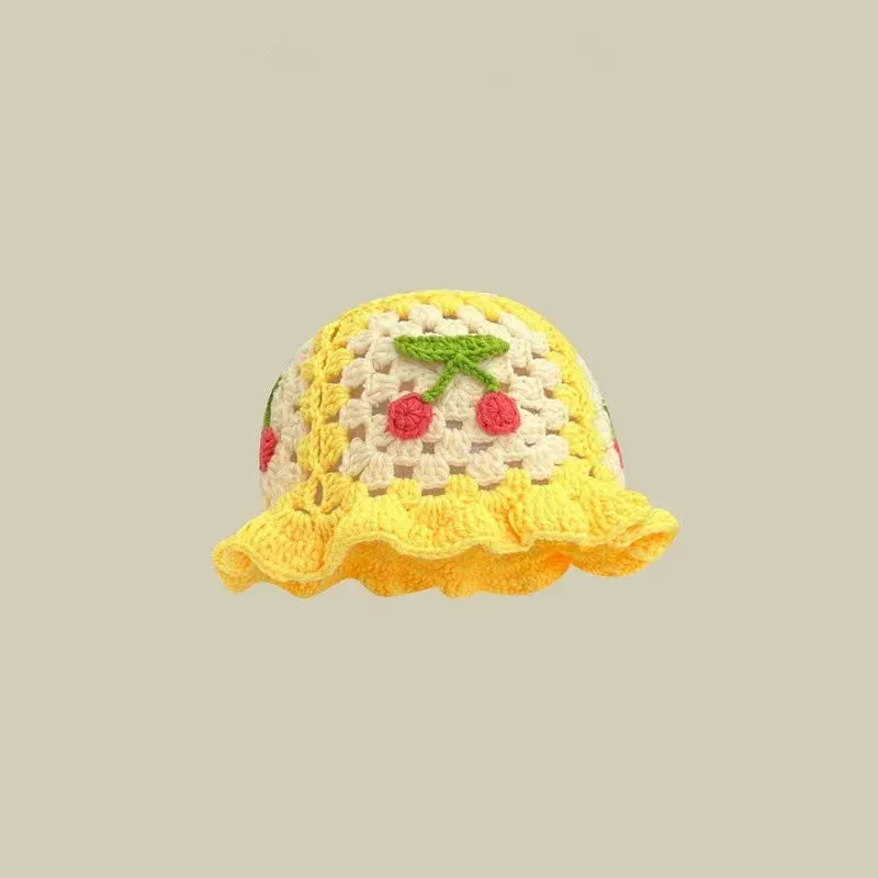 New Crochet Korean Handmade Bucket Hat - Sexikinis Swim