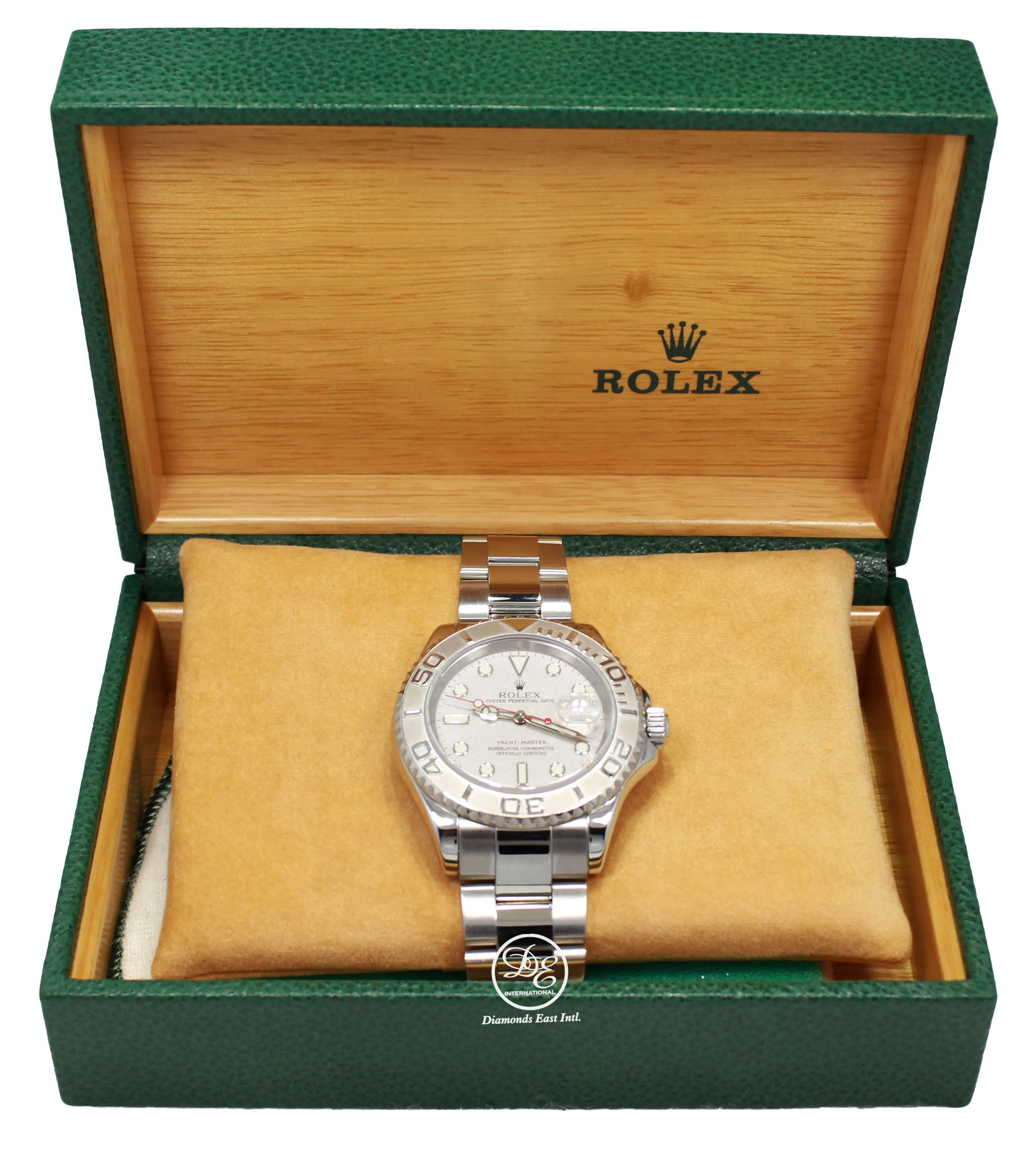 Rolex Yacht-Master 40mm Platinum Bezel 16622 BOX/PAPERS