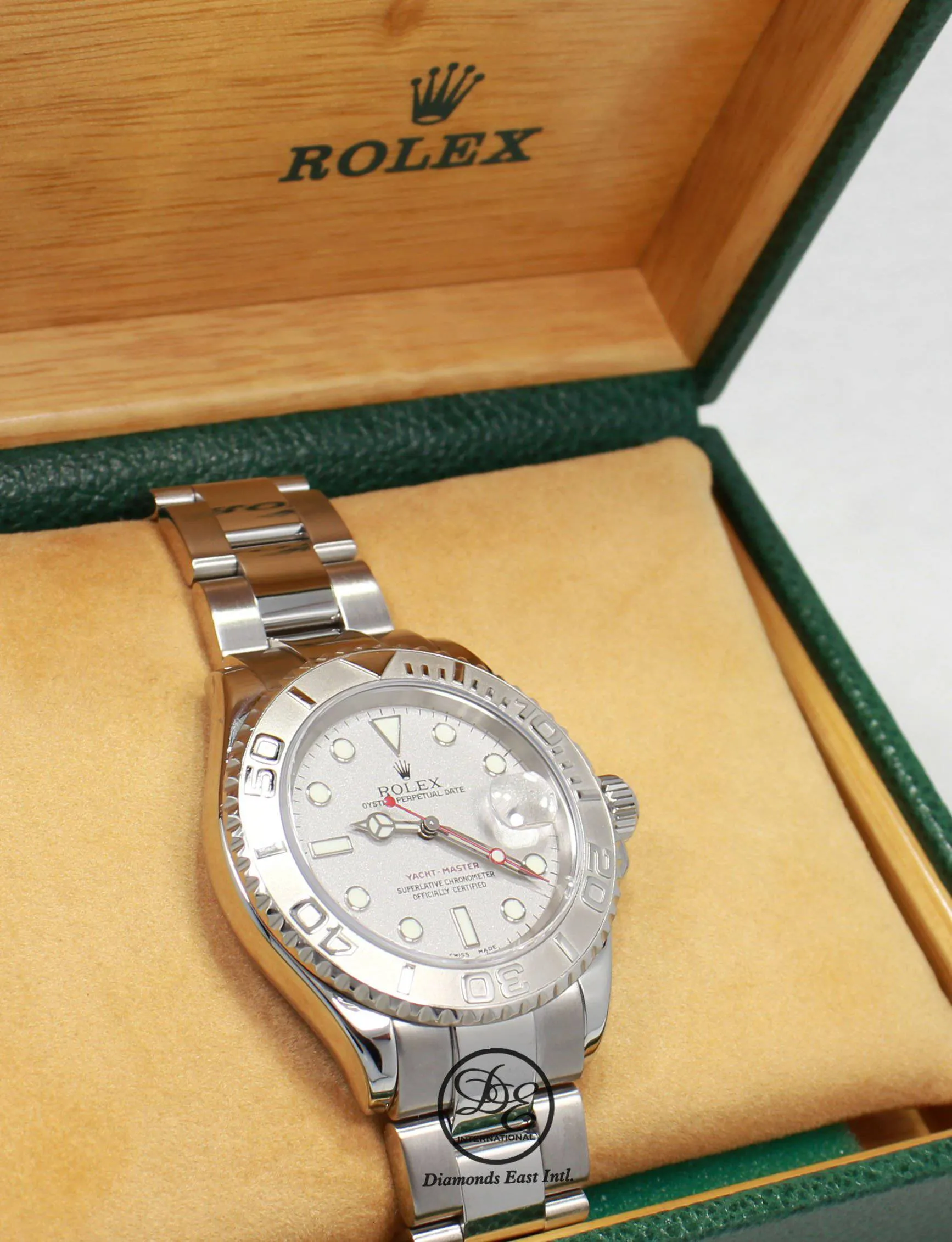 Rolex Yacht-Master 40mm Platinum Bezel 16622 BOX/PAPERS