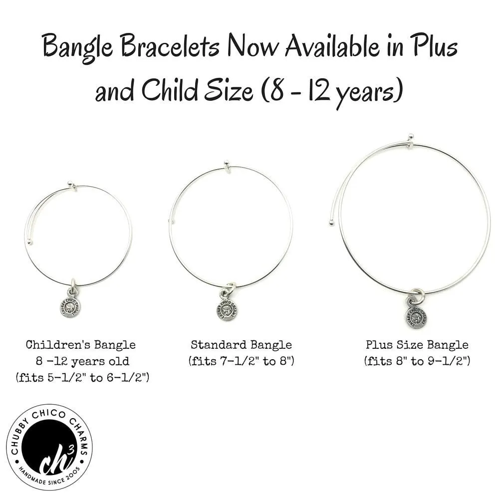 Suicide Awareness ; Bangle Bracelet