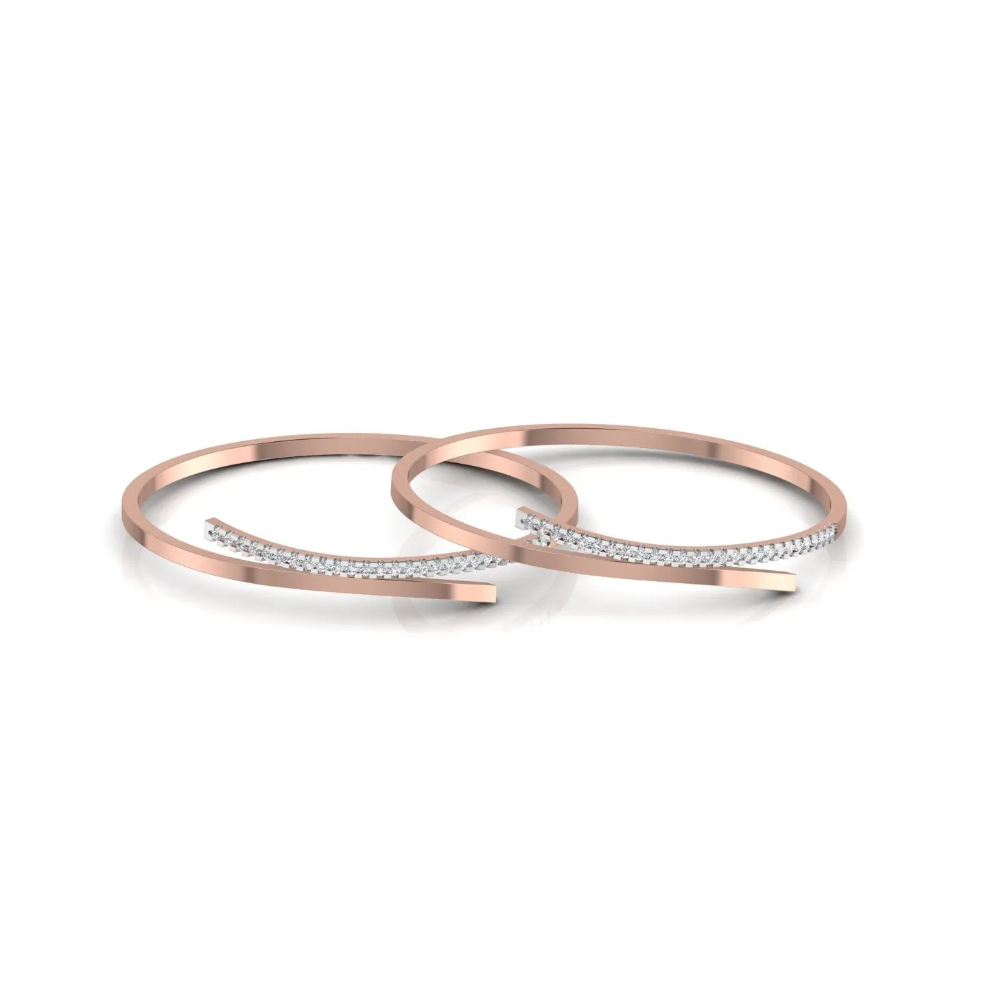Twisted Serenity Sterling Silver Bangle
